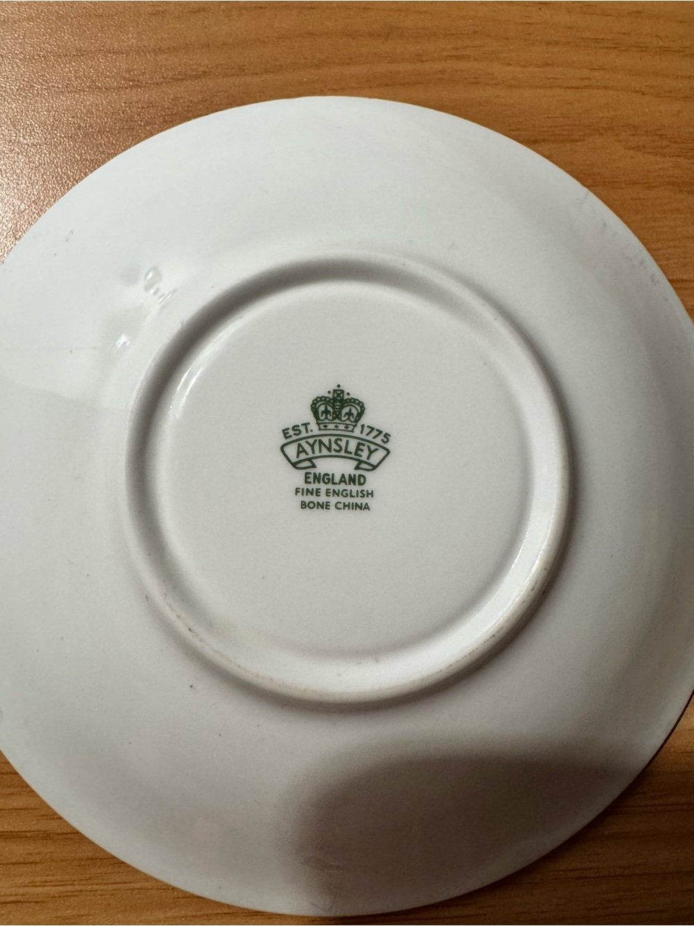 Rare Vintage Aynsley Pink Mushroom Teacup and Saucer MCM Girlguides Brownies - Picture 9 of 10
